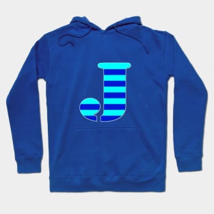 INITIAL J, BLUE Hoodie